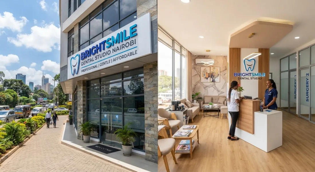 BrightSmile Dental Studio Nairobi Exterior and Interior