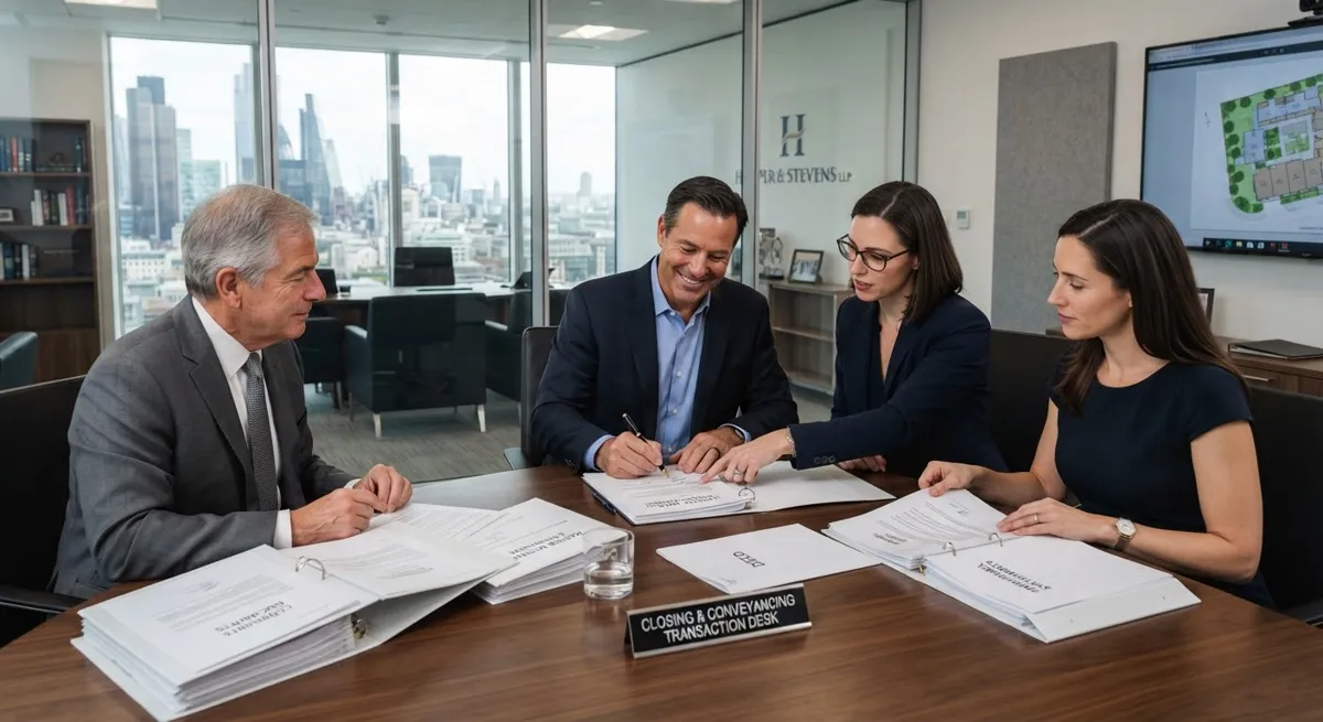 Corporate conveyancing and real estate closing